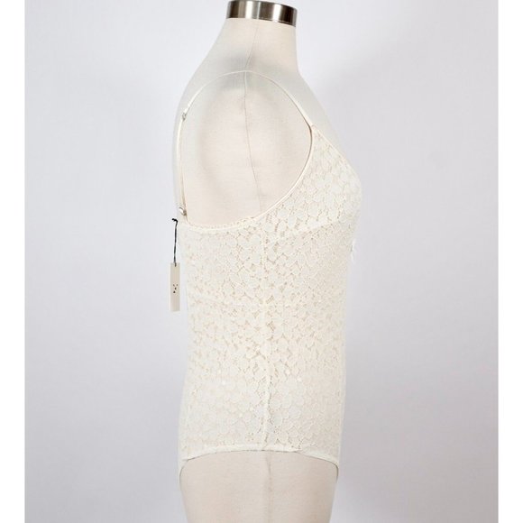 New Fleur du Mal sz L bodysuit off white ivory lace bow - Picture 7 of 12